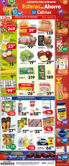 Vista previa de Calimax folleto Rosarito, nuevo folleto de la tienda, válido en México a partir del 09.01.2026