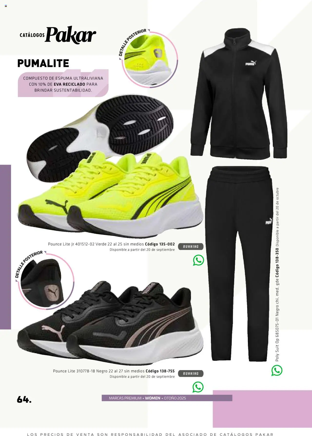 Nuevas ofertas de SC Pakar válidas en toda la República Mexicana desde el 29.08.2025. ¡Encuentra las mejores ofertas en SC Pakar - Catálogo Otoño Women! | Página: 64 | Productos: Espuma