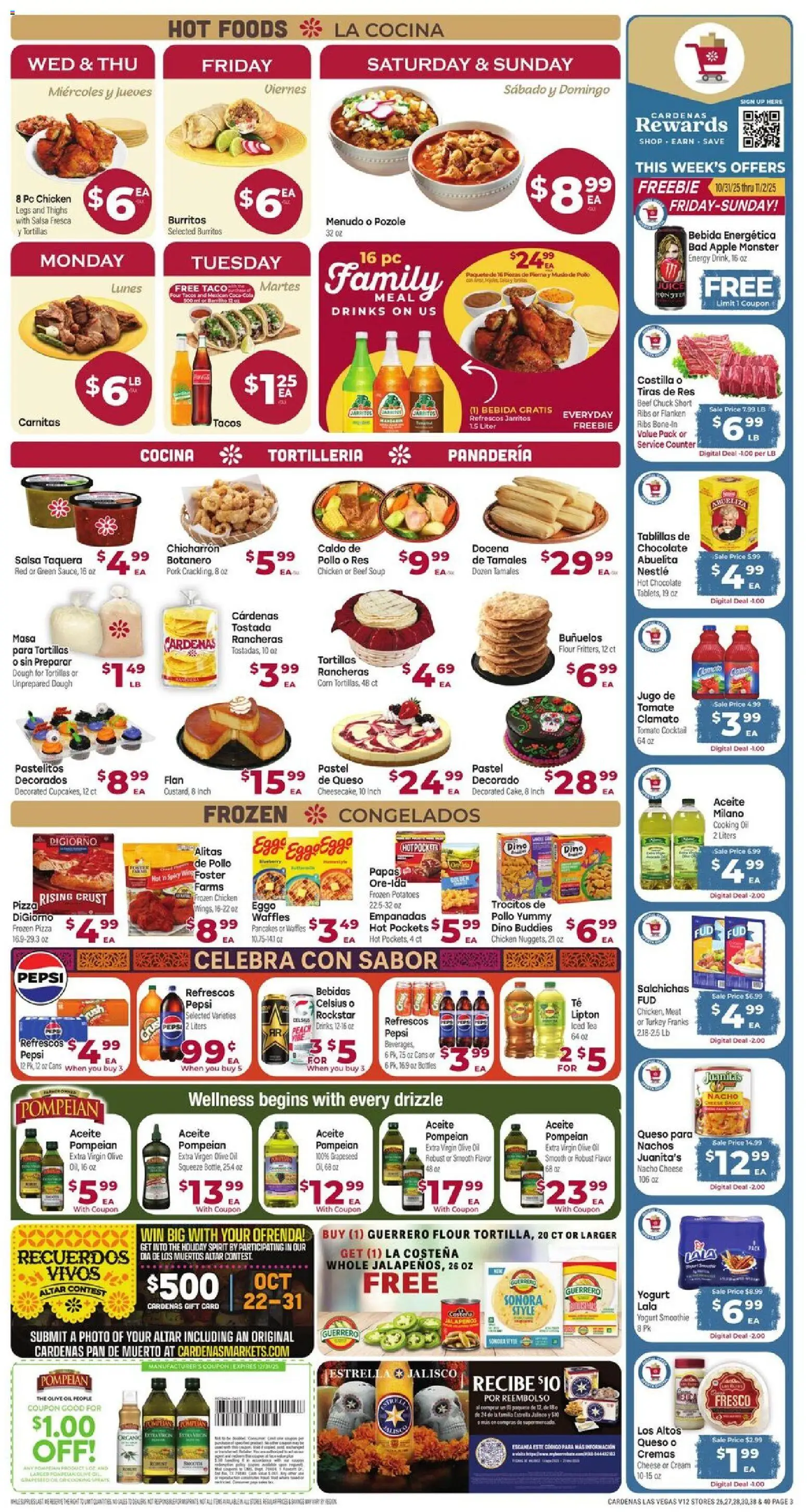 Cardenas Weekly Ad - NV - valid from 29.10.2025 | Page: 3 | Products: Pan, Oil, Tea, Pc