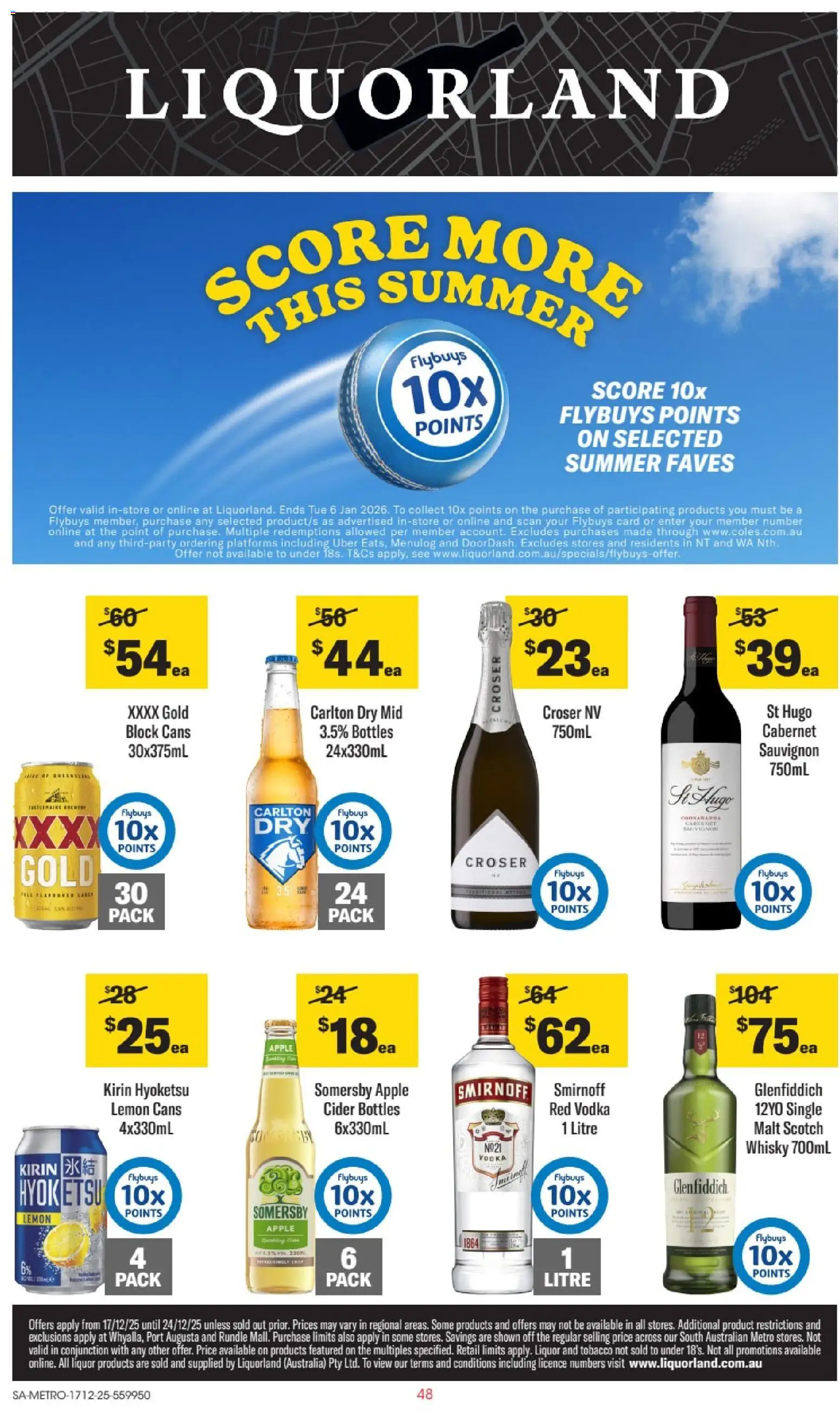 Liquorland catalogue - valid from 17.12.2025 | Page: 1 | Products: Platforms, Vodka, Lemon, Scotch