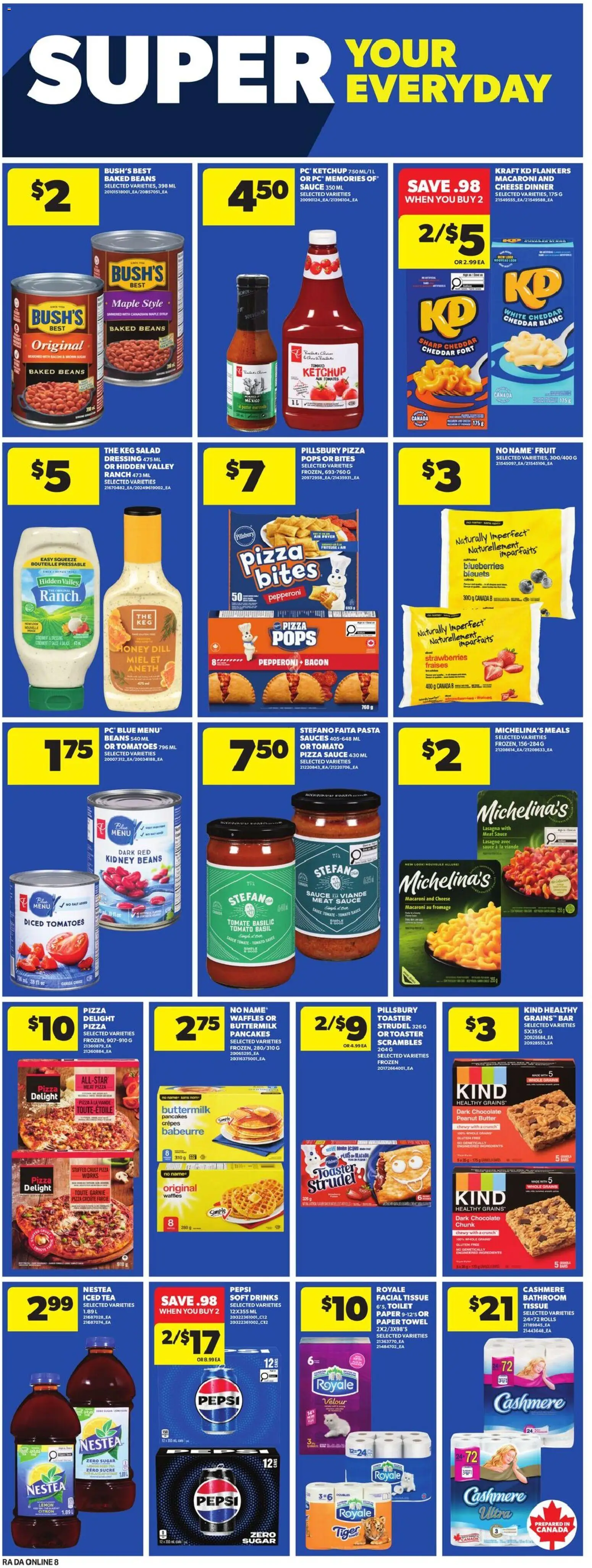 Atlantic Superstore flyer valid from 19.03.2026 | Page: 19 | Products: Tea, Pasta, Ketchup, Toaster
