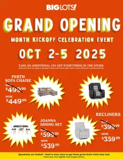 Preview of Big Lots weekly ads valid from 02.10.2025