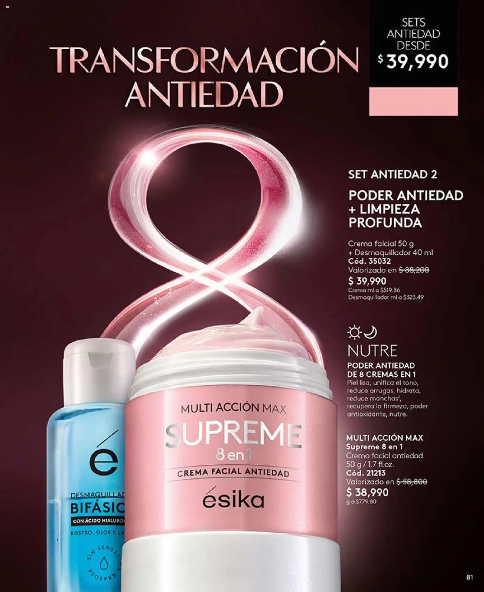 Ésika revista - valida desde el 02.03.2026 | Página: 81 | Productos: Crema