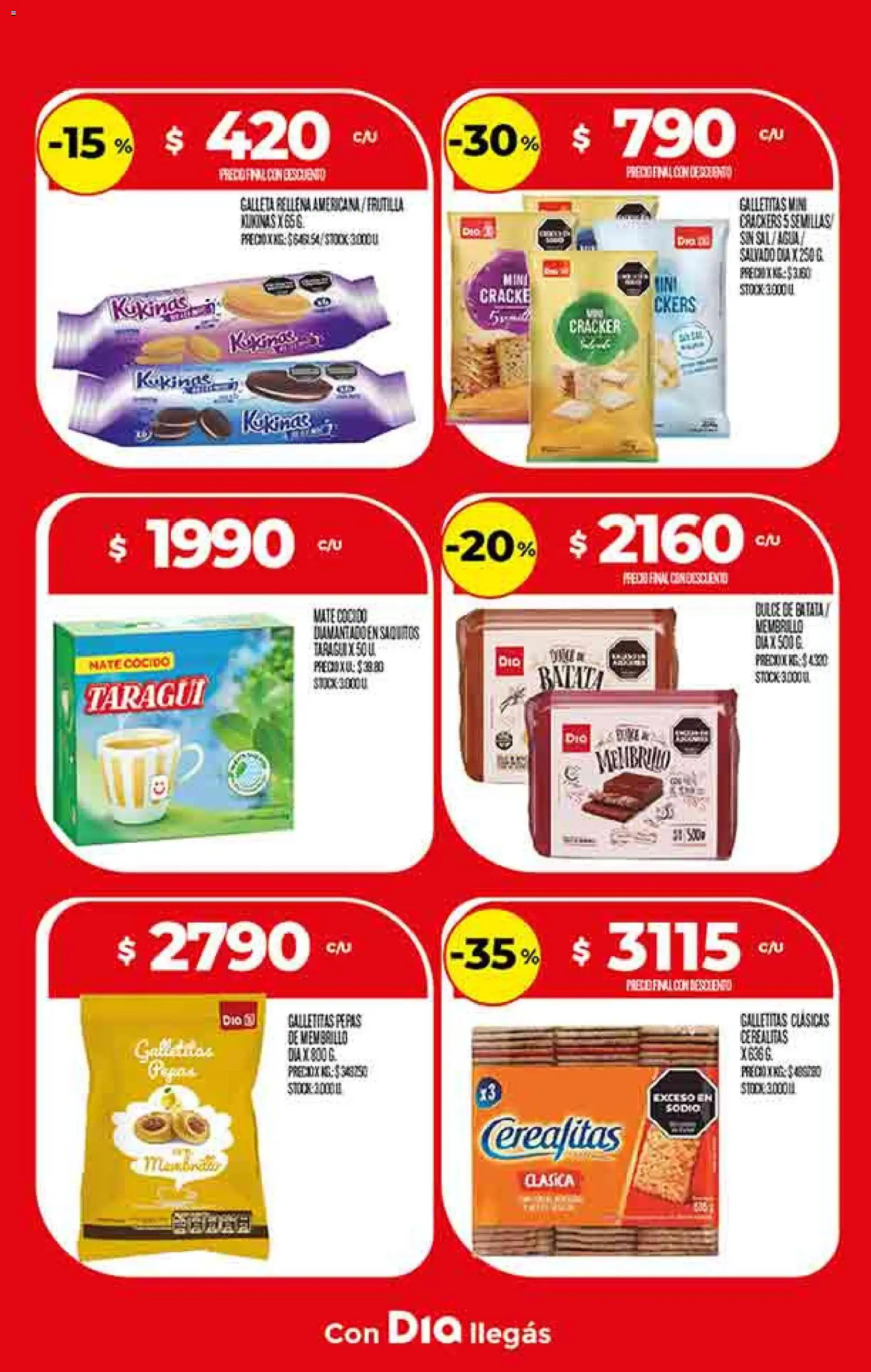 Supermercado DIA Ofertas │ válido desde el 10.12.2025 | Página: 16 | Productos: Galletitas, Agua, Semillas, Mate cocido
