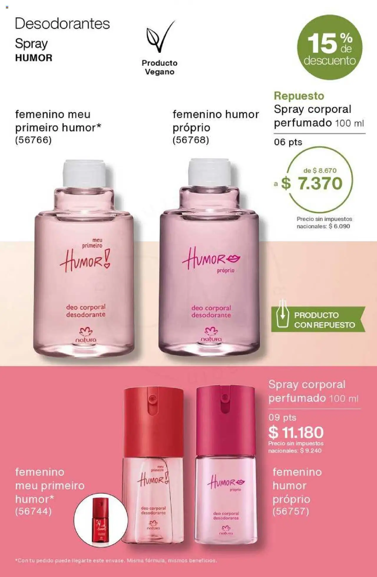 Catálogo Natura Ciclo 8 │ válido desde el 03.06.2025 | Página: 194 | Productos: Desodorante, Té