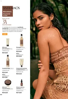 Natura - Ciclo 01/2026 - Pré-Visualização do folheto da loja Natura, válido de 26.12.2025 | Página: 124 | Produtos: Manteiga, Sérum, Creme, Creme para pentear