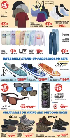 Preview of Big 5 Sporting Goods weekly ads valid from 17.04.2026 | Page: 5 | Products: Pants, Shorts, Bra, Socks