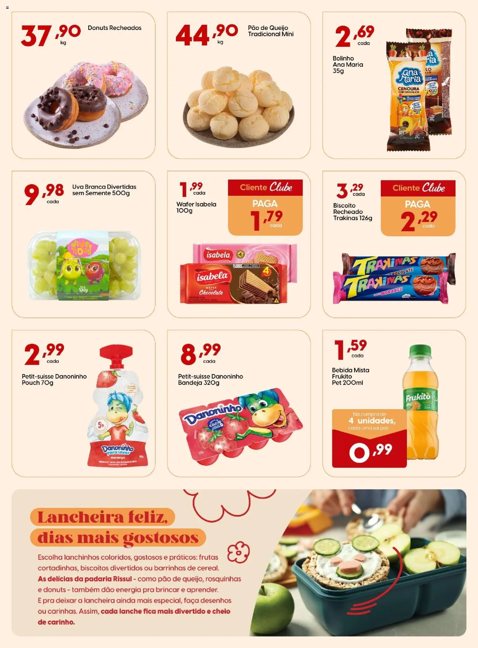 Rissul Folheto - válido de 23.10.2026 | Página: 6 | Produtos: Biscoito, Pão, Bandeja, Pão de queijo