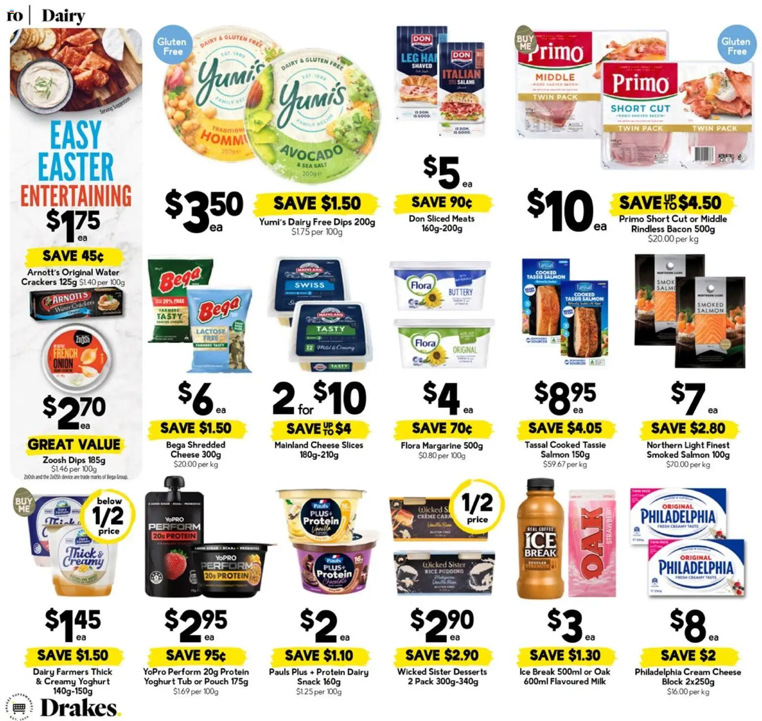 Drakes catalogue - valid from 25.03.2026 | Page: 10 | Products: Light, Crackers, Yoghurt, Pudding