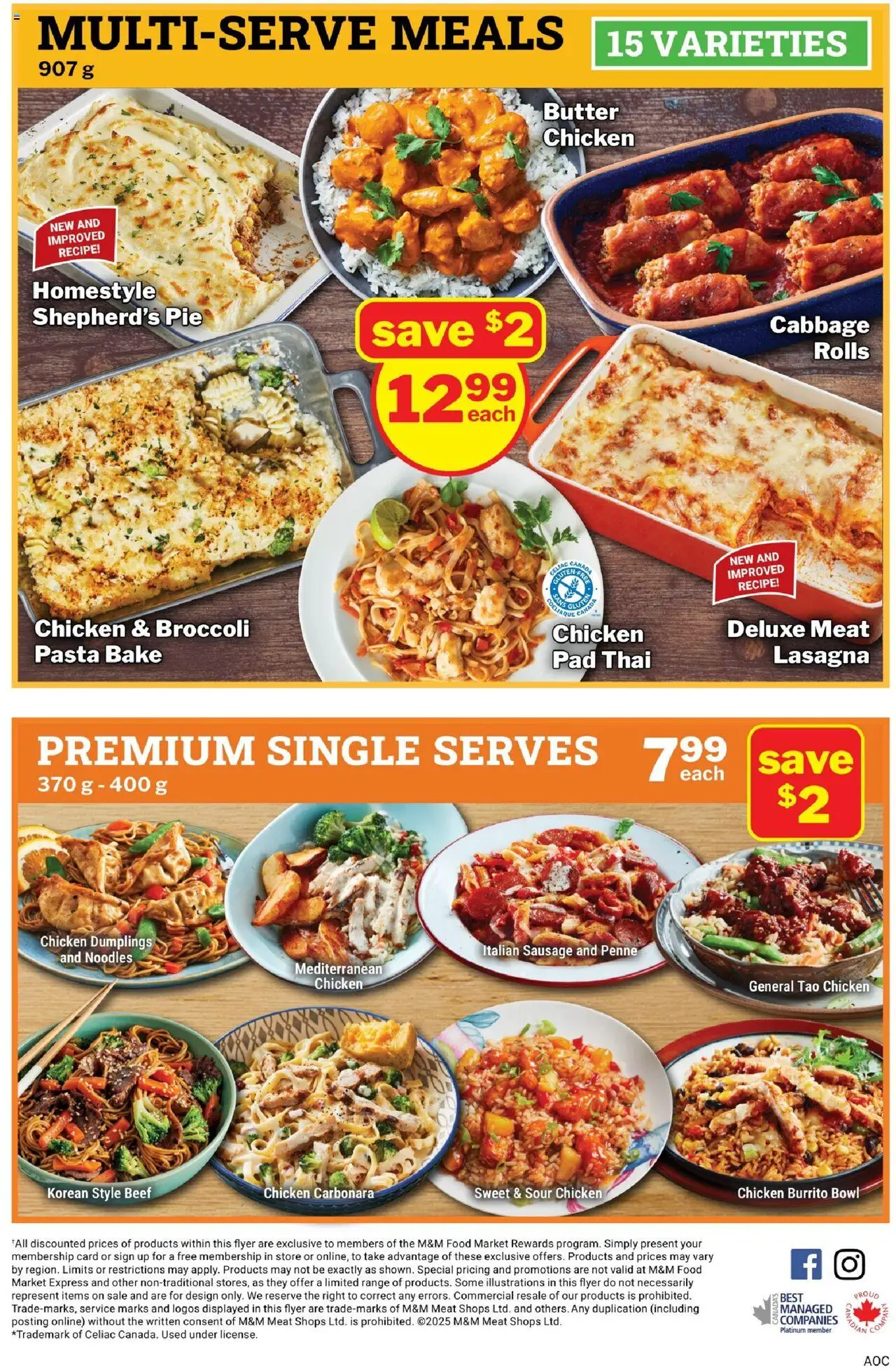 M&M Food Market flyer valid from 07.08.2025 | Page: 8 | Products: Beef, Pasta, Butter, Chicken