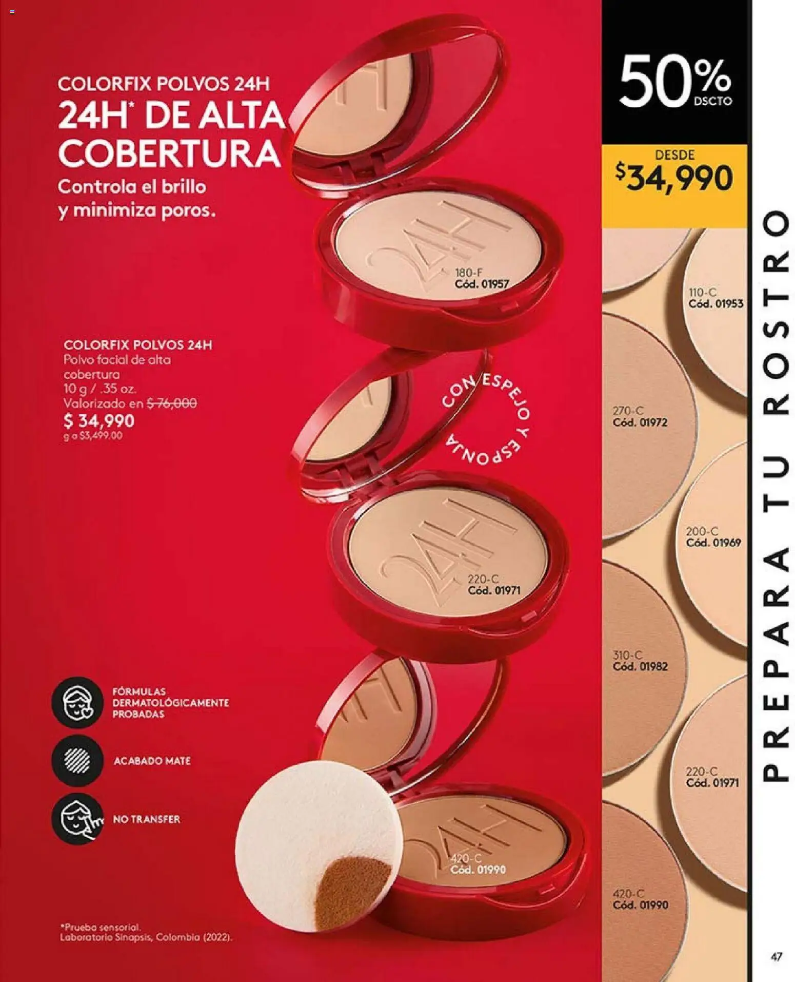 Ésika revista - valida desde el 01.01.2026 | Página: 47 | Productos: Brillo, Espejo, Polvo