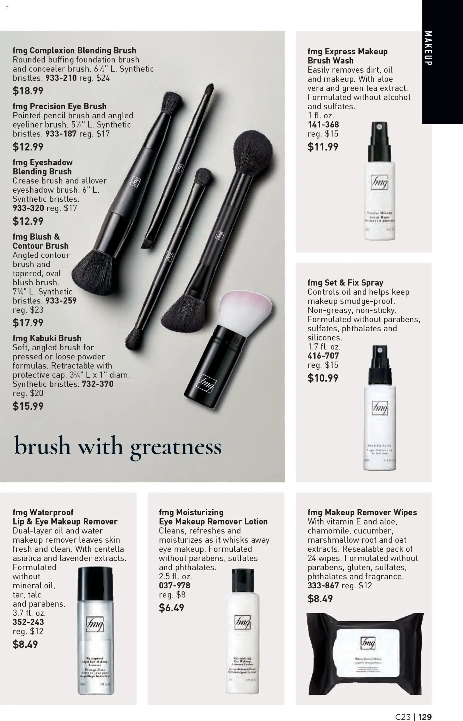 Avon Brochure - valid from 05.11.2025 | Page: 129 | Products: Pencil, Blush, Oil, Tea