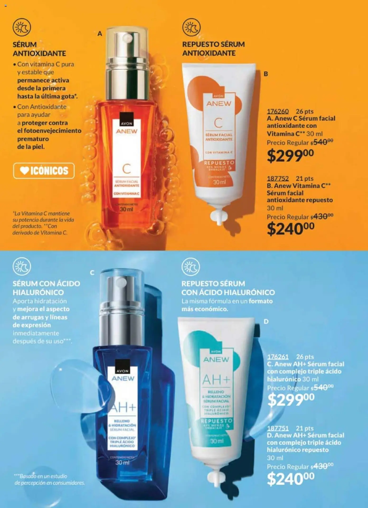Nuevas ofertas de AVON válidas en toda la República Mexicana desde el 30.01.2026. ¡Encuentra las mejores ofertas en AVON campaña 3 2026! | Página: 149 | Productos: Serum