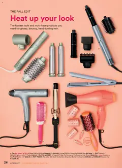 Preview of Ulta Beauty weekly ads valid from 05.10.2025 | Page: 28 | Products: Curling iron, Box, Dryer, Iron