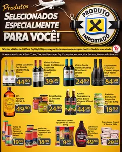 X Supermercados ofertas Produtos importados  - Pré-Visualização do folheto da loja X Supermercados, válido de 09.04.2026