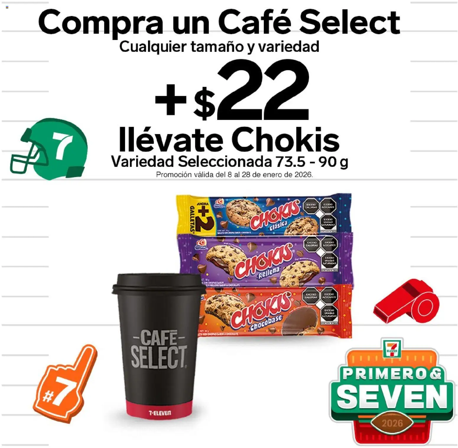 Nuevas ofertas de 7-Eleven válidas en toda la República Mexicana desde el 08.01.2026. ¡Encuentra las mejores ofertas en 7-Eleven folleto! | Página: 7 | Productos: Café