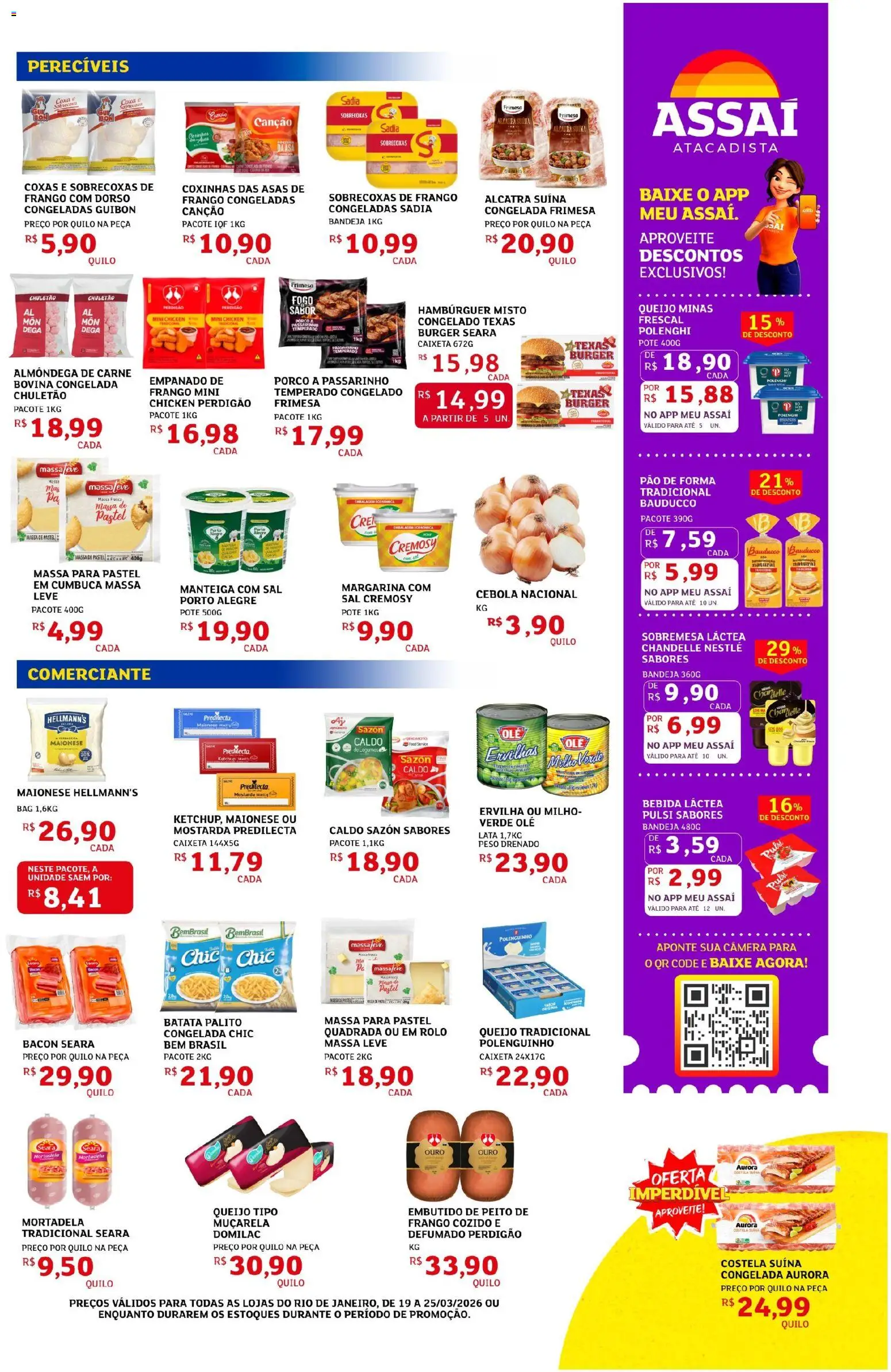 Assaí Atacadista Folheto - válido de 20.03.2026 | Página: 3 | Produtos: Milho verde, Bandeja, Batata, Margarina