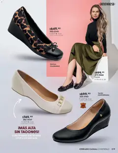 Vista previa de Andrea - Catálogo Calzado Dama, nuevo folleto de la tienda, válido en México a partir del 24.08.2025 | Página: 219 | Productos: Falda, Té, Cuna