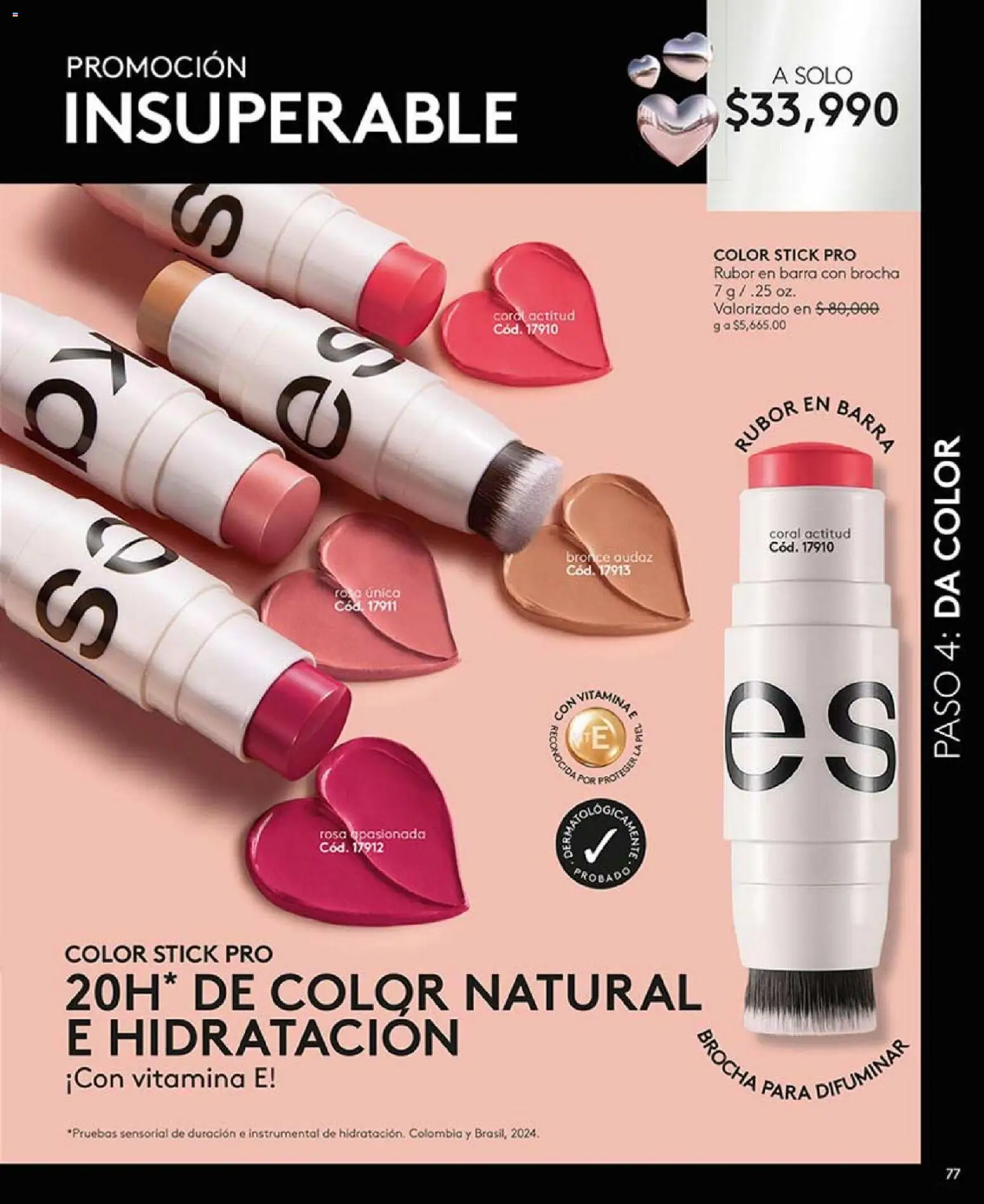 Ésika revista - valida desde el 01.03.2026 | Página: 74 | Productos: Rubor, Brocha