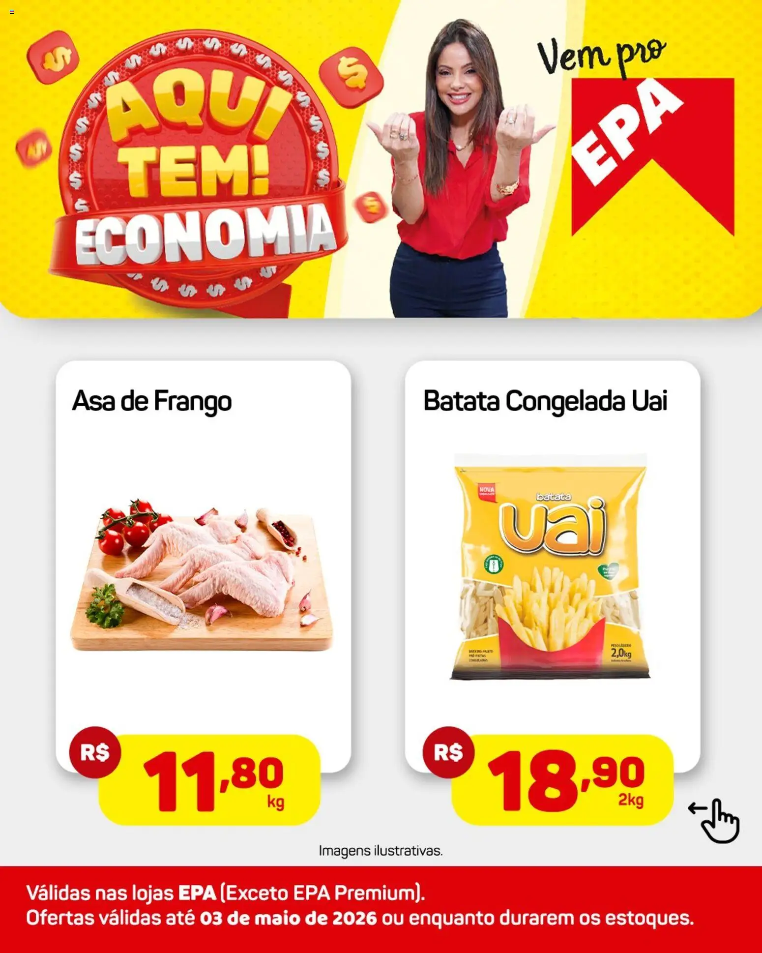 EPA Folheto - válido de 27.04.2026 | Página: 2 | Produtos: Asa de frango, Batata, Frango