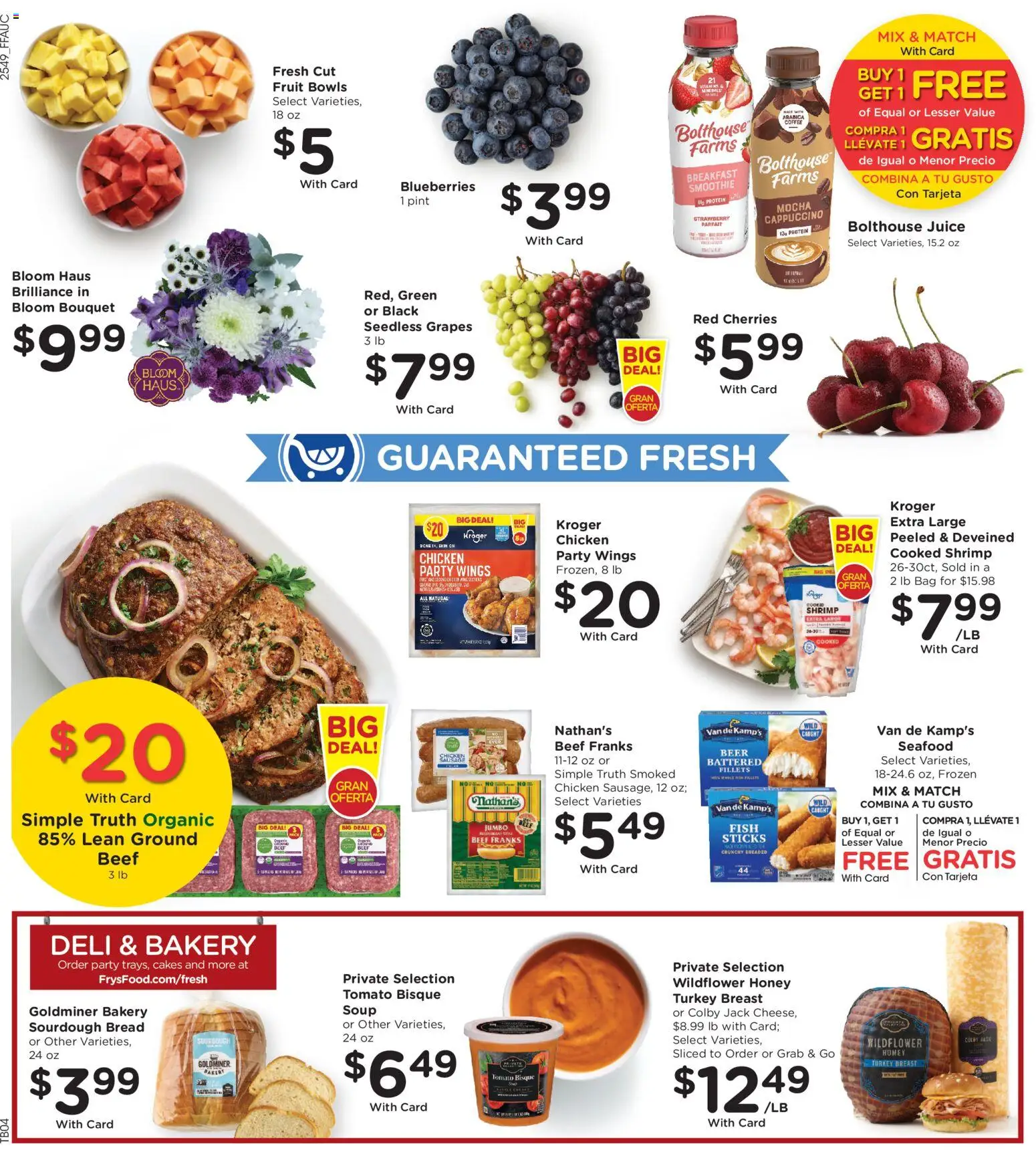 Fry's Food Weekly Ad - valid from 07.01.2026 | Page: 11 | Products: Juice, Beer, Grapes, Blueberries
