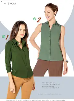 Vista previa de SC Pakar Catálogo Ropa y Accesorios, nuevo folleto de la tienda, válido en México a partir del 24.07.2025 | Página: 54 | Productos: Blusa