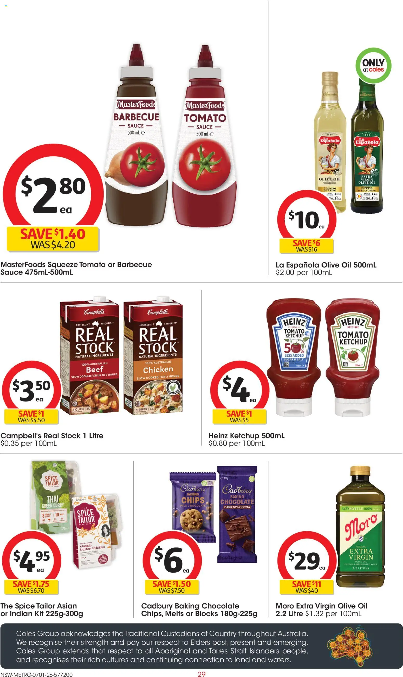 Coles catalogue - valid from 07.01.2026 | Page: 29 | Products: Cocoa, Chicken, Beef, Sauce