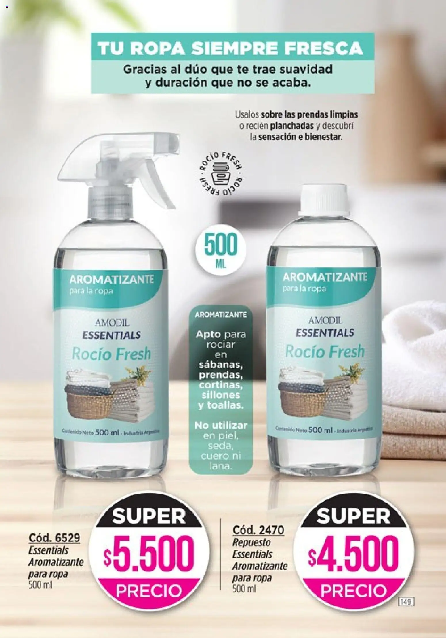 Catálogo Amodil Campaña 2 │ válido desde el 01.02.2026 | Página: 149 | Productos: Sobre, Ropa, Té