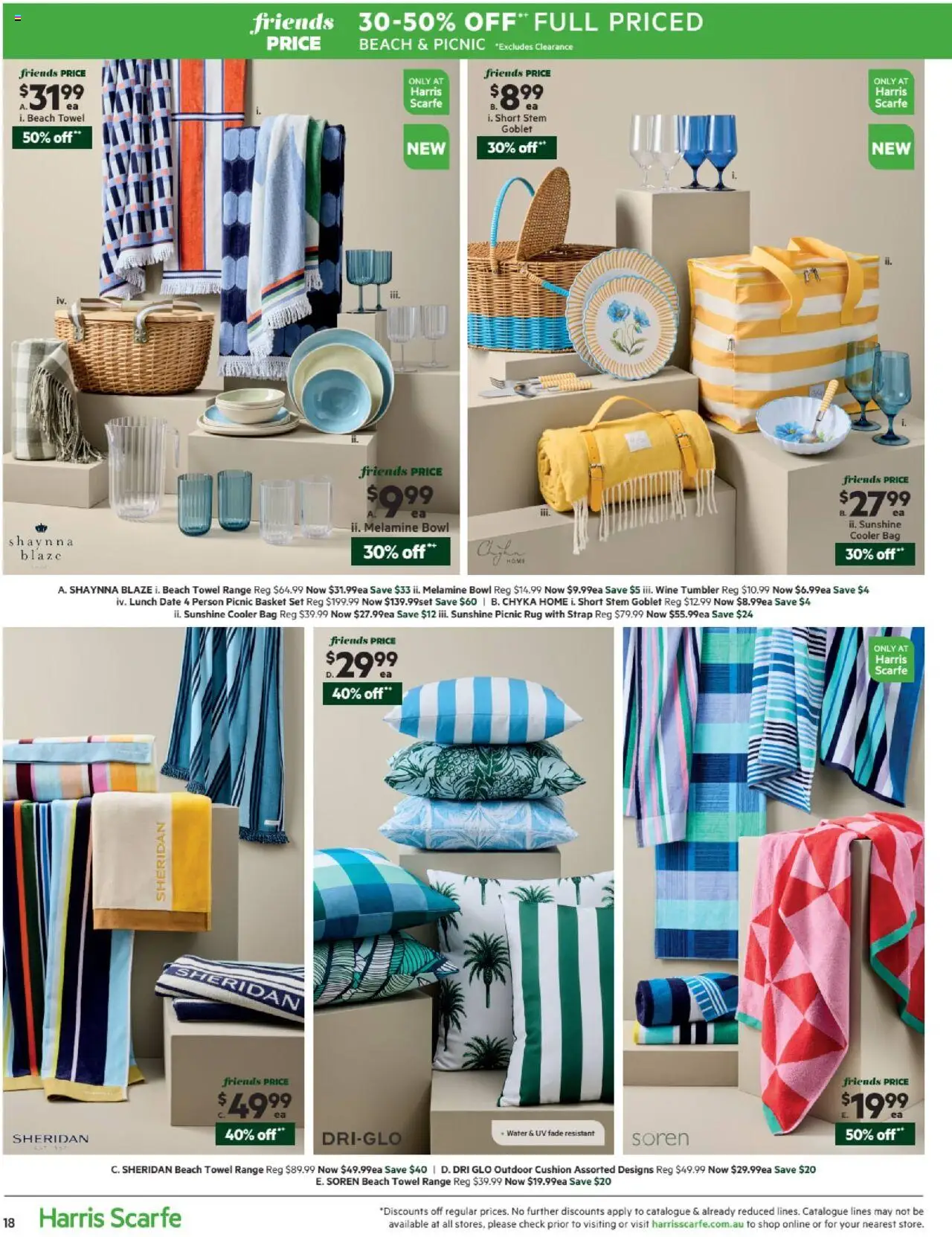 Harris Scarfe catalogue - valid from 13.10.2025 | Page: 18 | Products: Cushion, Water, Date, Bag