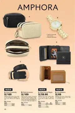 Vista previa de folleto Leonisa - Catálogo de la Leonisa válido desde 26.12.2025 | Página: 46 | Productos: Caja, Café, Billetera, Reloj