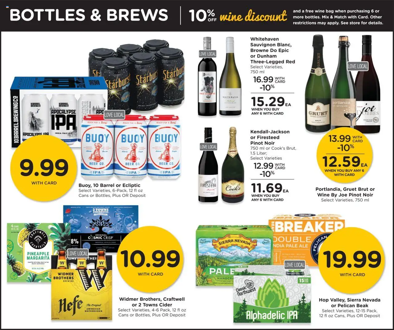 QFC Weekly Ad - OR - valid from 22.10.2025 | Page: 11 | Products: Cider, Wine, Beer, Pineapple