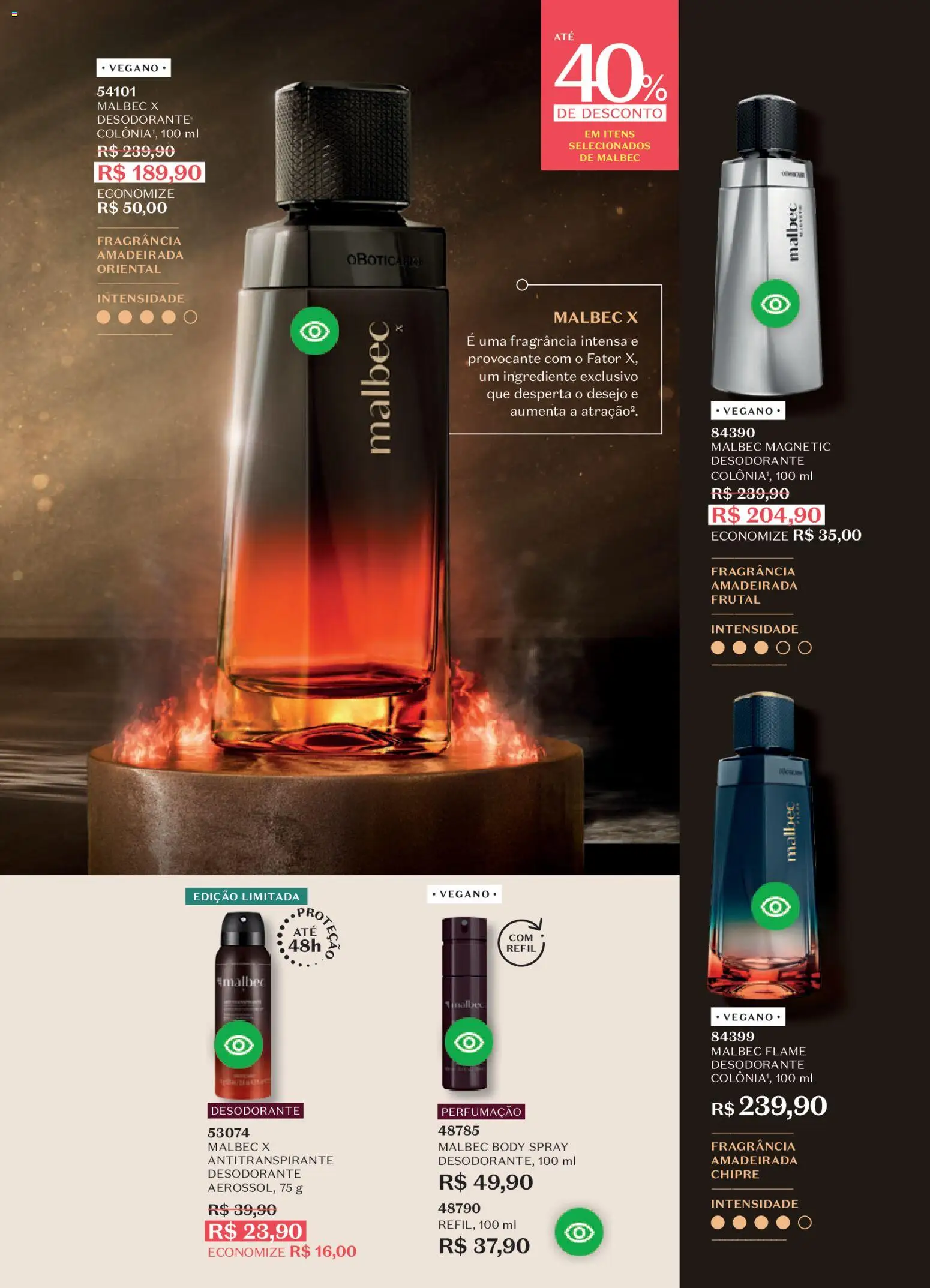 O Boticário Folheto - válido de 26.12.2025 | Página: 66 | Produtos: Fragrância, Desodorante, Body