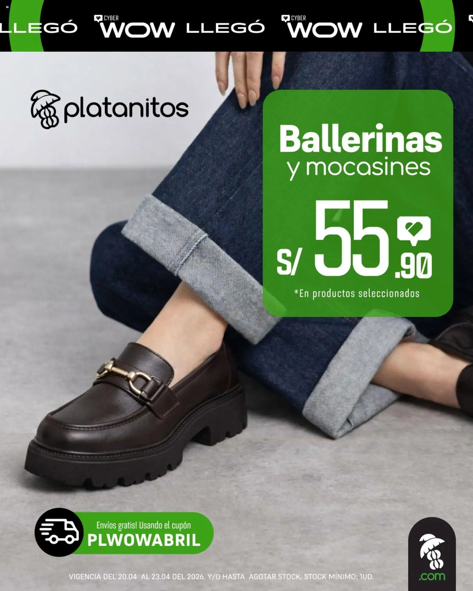 Catálogo Platanitos válido desde 20.04.2026 | Página: 1 | Productos: Mocasines