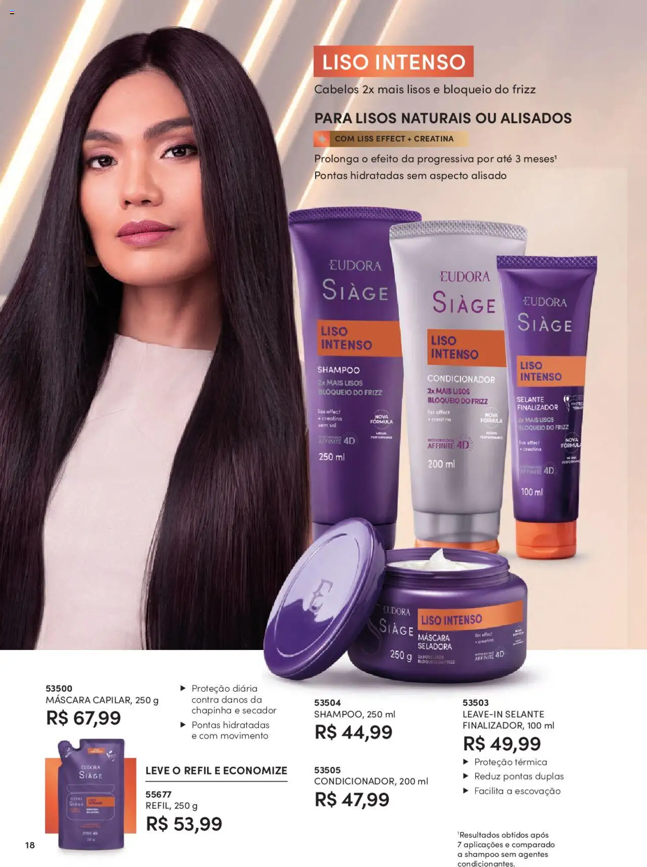 Eudora Folheto - válido de 07.10.2025 | Página: 18 | Produtos: Secador, Shampoo, Creatina, Condicionador
