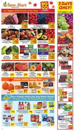Preview of Save Mart weekly ads valid from 01.10.2025
