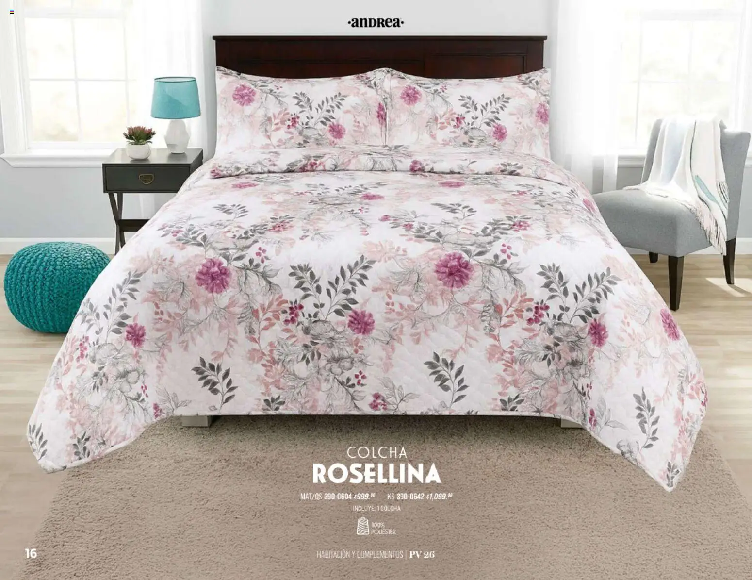 Nuevas ofertas de Andrea válidas en toda la República Mexicana desde el 25.01.2026. ¡Encuentra las mejores ofertas en Andrea catálogo Home! | Página: 16