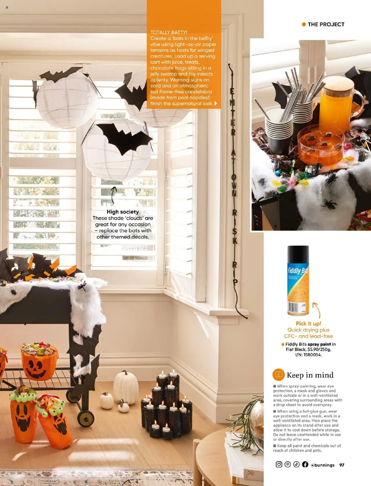 Bunnings Warehouse catalogue - valid from 01.10.2025 | Page: 97 | Products: Mask, Noodles, Lanterns, Appliance