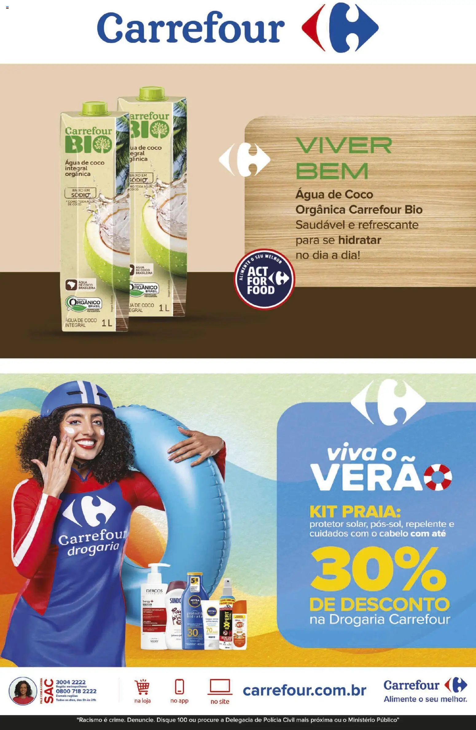 Carrefour Folheto - válido de 16.01.2026 | Página: 6 | Produtos: Coco, Água de coco, Baixo, Repelente