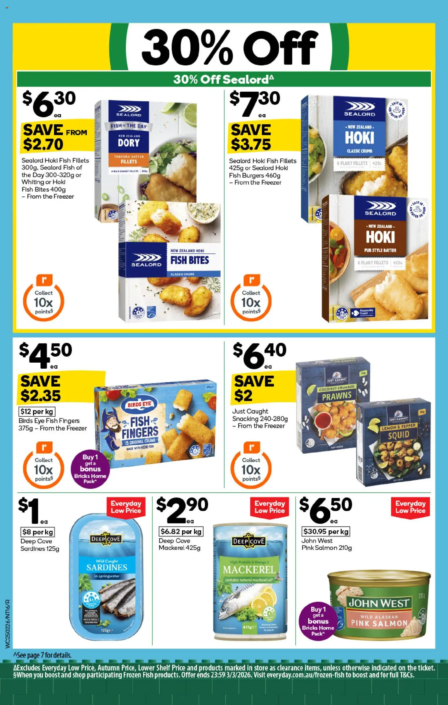 Woolworths catalogue - valid from 25.02.2026 | Page: 14 | Products: Shelf, Salmon, Sardines, Lemon