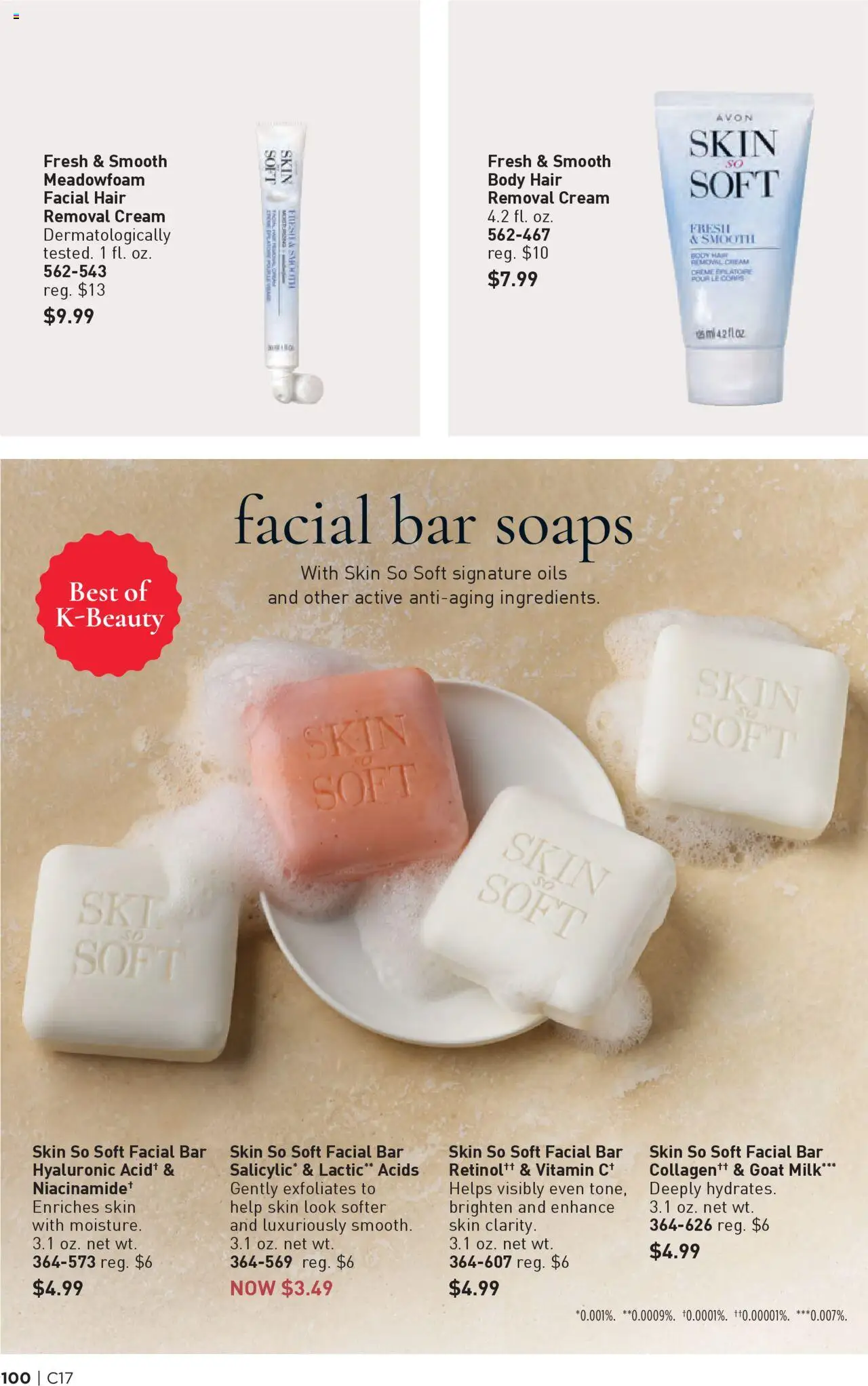 Avon Brochure - valid from 13.08.2025 | Page: 100 | Products: Vitamin, Milk, Cream
