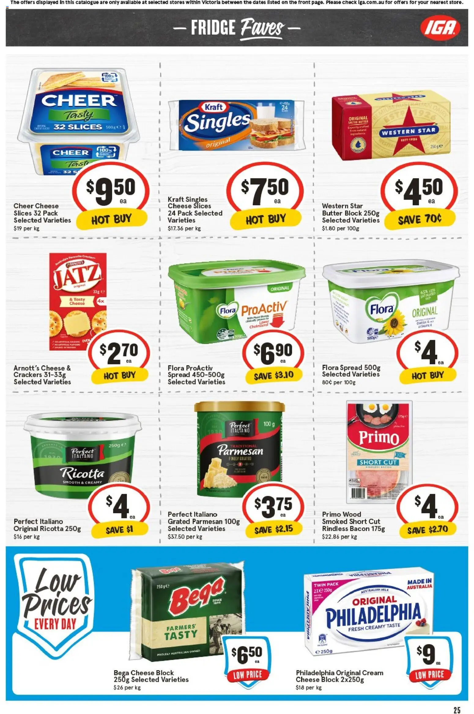 IGA catalogue - valid from 05.11.2025 | Page: 25 | Products: Crackers, Cheese, Cream, Wood