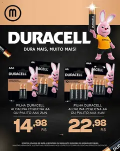 Mercadão Atacadista - Ofertas Duracell - Pré-Visualização do folheto da loja Mercadão Atacadista, válido de 26.09.2025