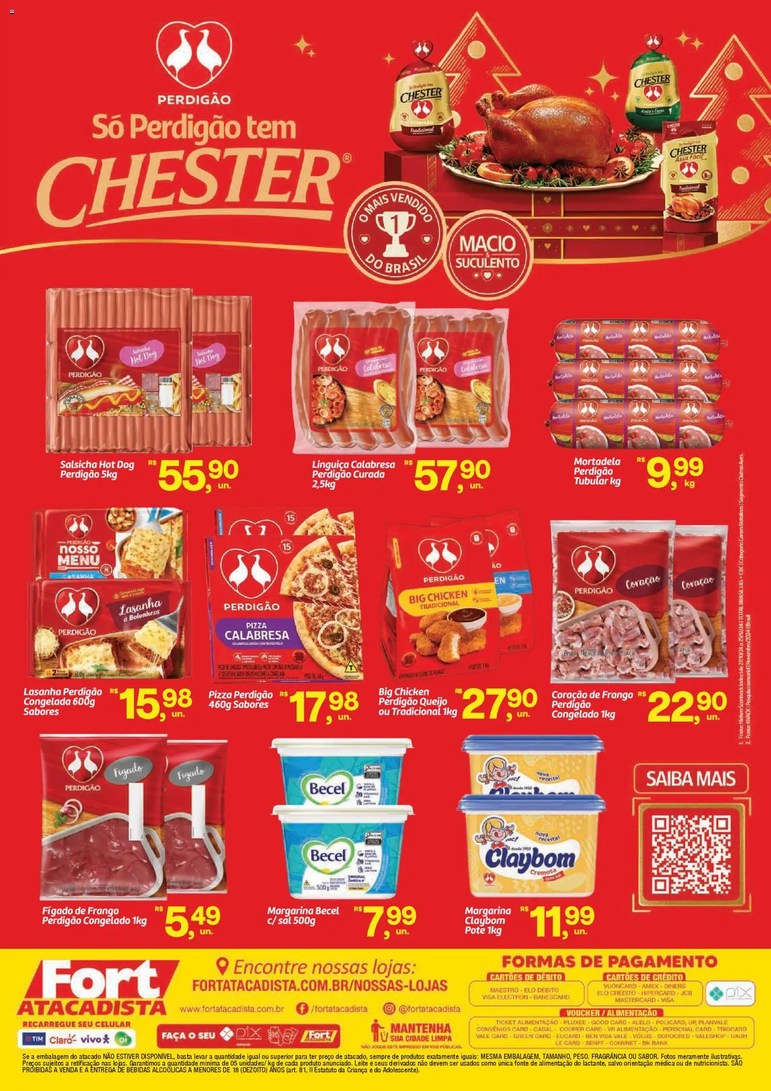 Fort Atacadista Folheto - válido de 13.11.2025 | Página: 2 | Produtos: Fragrância, Leite, Mortadela, Lasanha