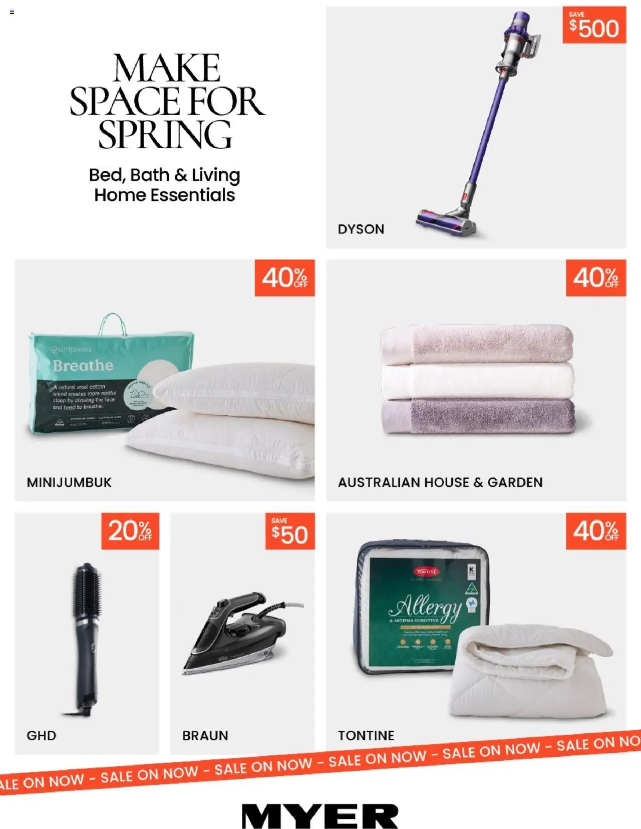 Myer catalogue - valid from 12.08.2025 | Page: 1 | Products: Bath, Allergy