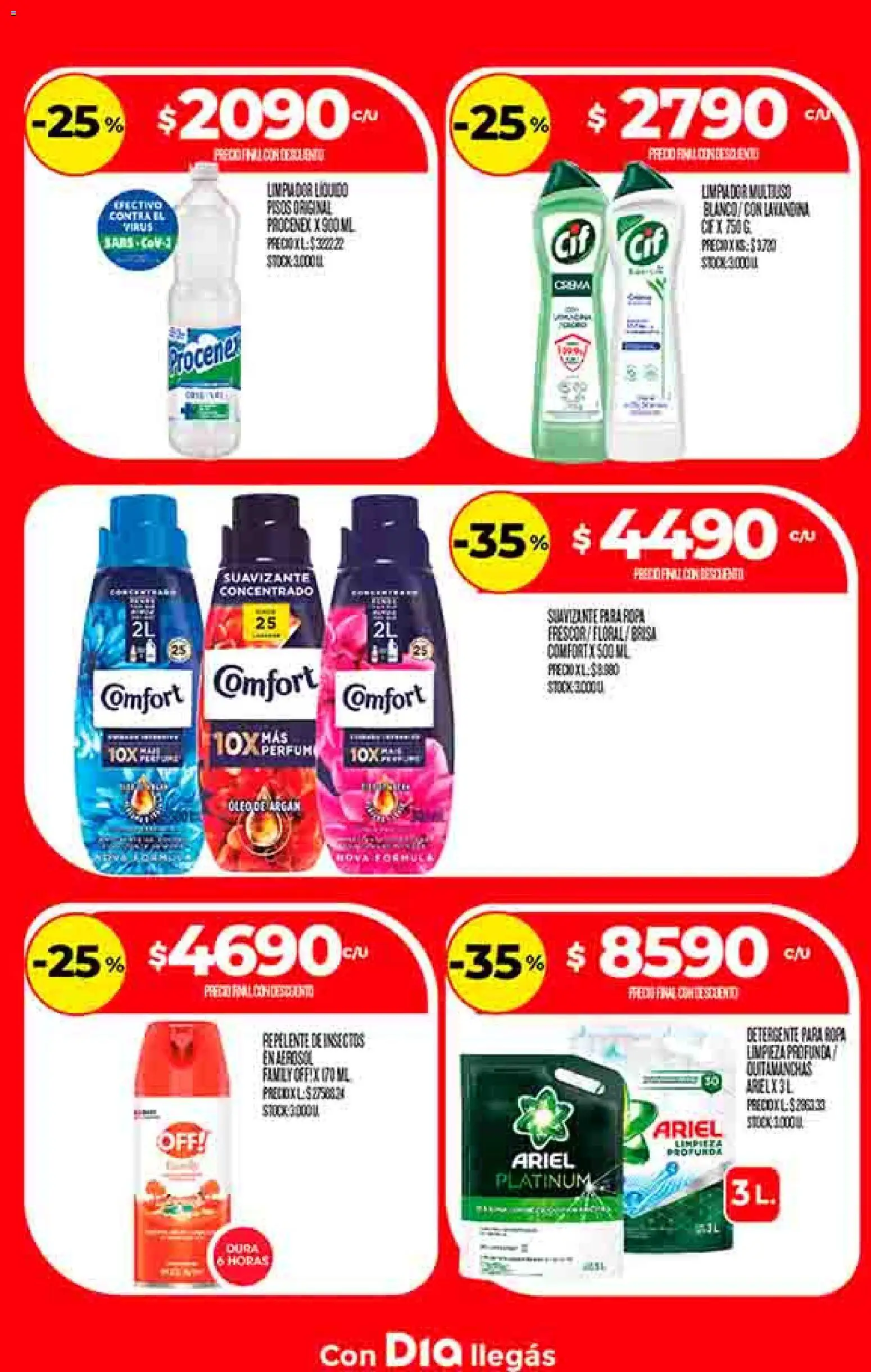 Supermercado DIA Ofertas │ válido desde el 02.01.2026 | Página: 21 | Productos: Repelente, Quitamanchas, Ropa, Suavizante