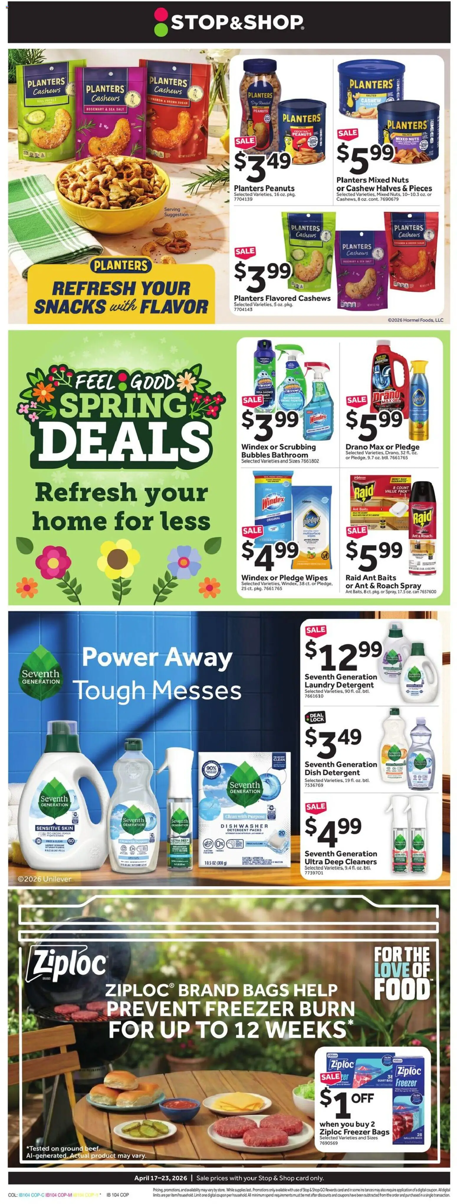 Stop & Shop Weekly Circular - NY - valid from 17.04.2026 | Page: 15 | Products: Shower, Detergent, Salt, Dill