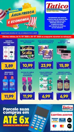 Tatico Folheto - válido de 14.07.2025 | Página: 6 | Produtos: Escova, Escova de cabelo, Papel higiênico, Toalha umedecida