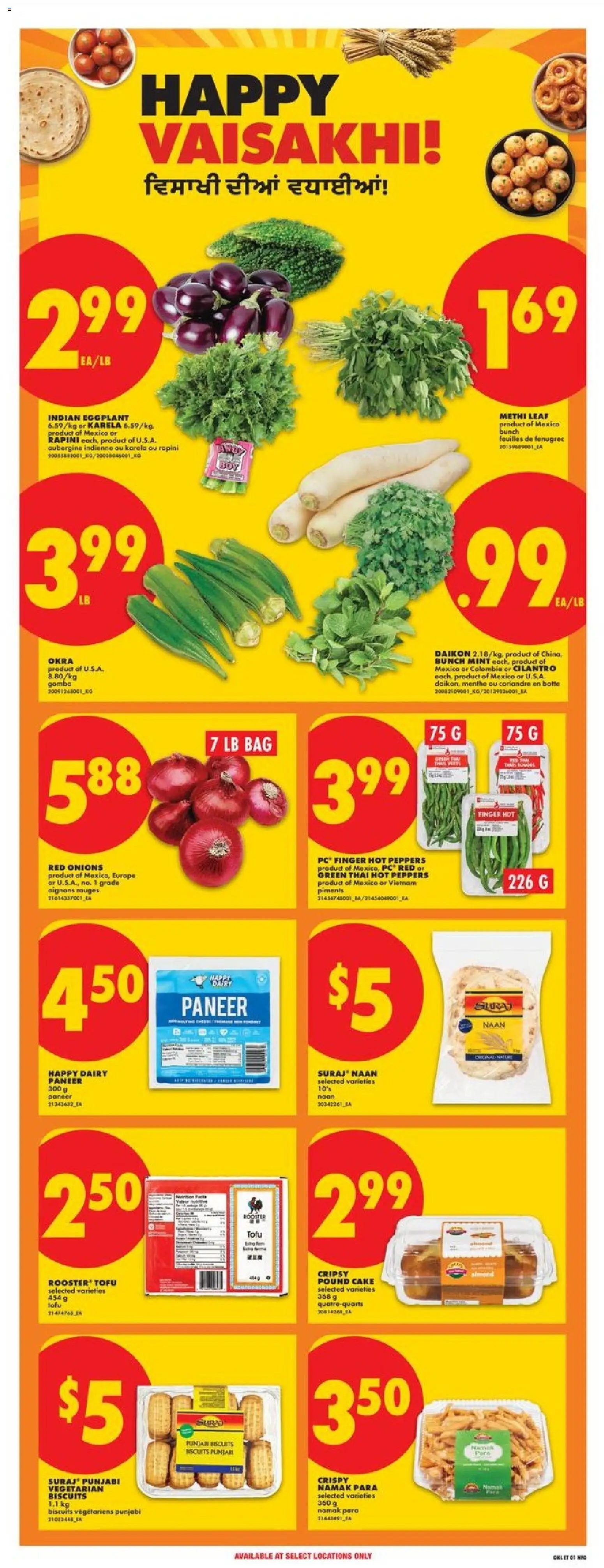 No Frills flyer valid from 09.04.2026 | Page: 16 | Products: PC, Bag