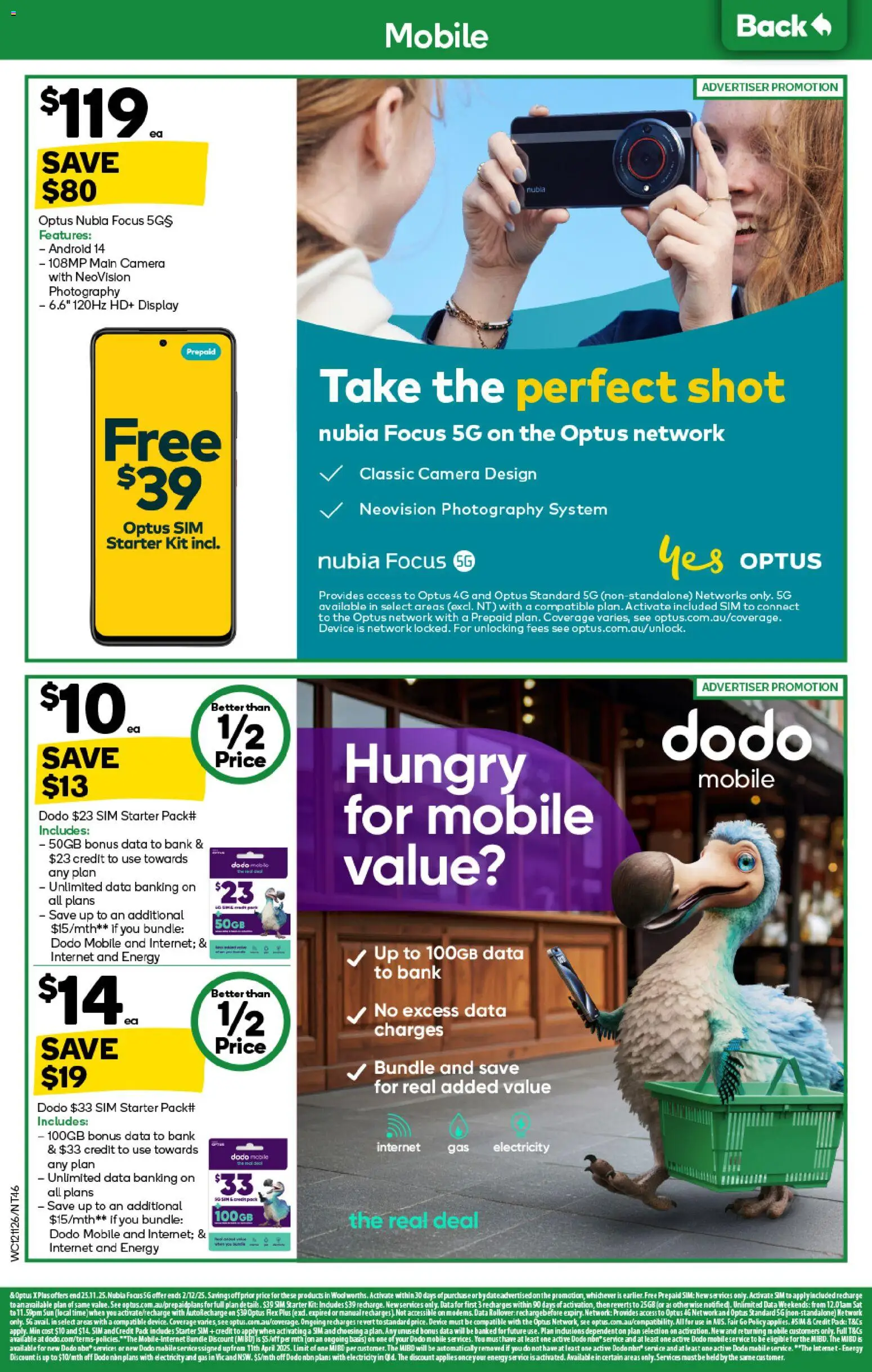 Woolworths catalogue - valid from 12.11.2025 | Page: 46 | Products: Device, Camera, Mobile