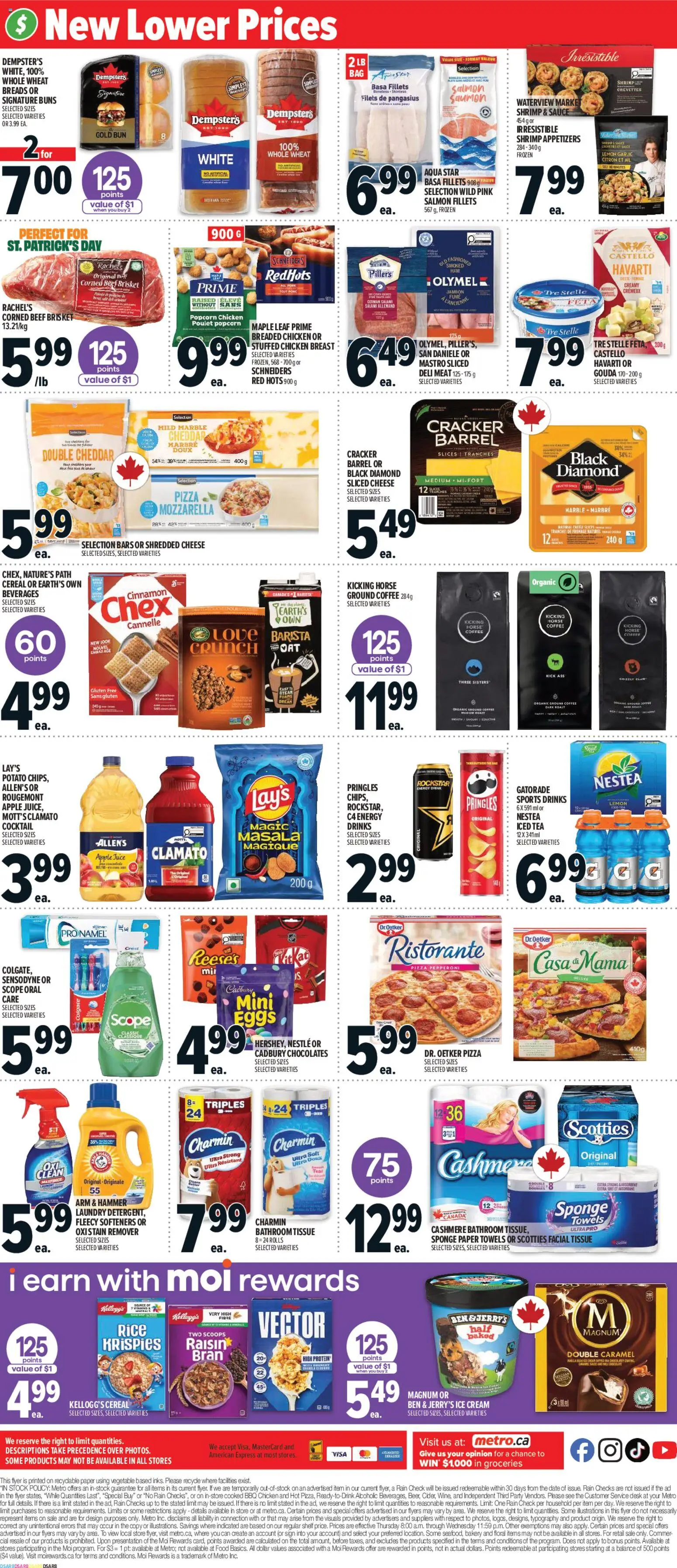 Metro flyer valid from 12.03.2026 | Page: 4 | Products: Tea, Bakery, Stain remover, Pork